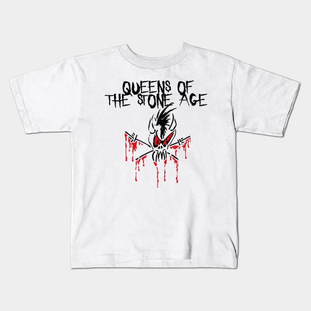 qotsa headbang Kids T-Shirt by potato cast